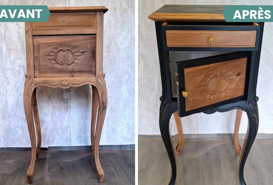Le gout du meuble - nos réalisations - table de chevet